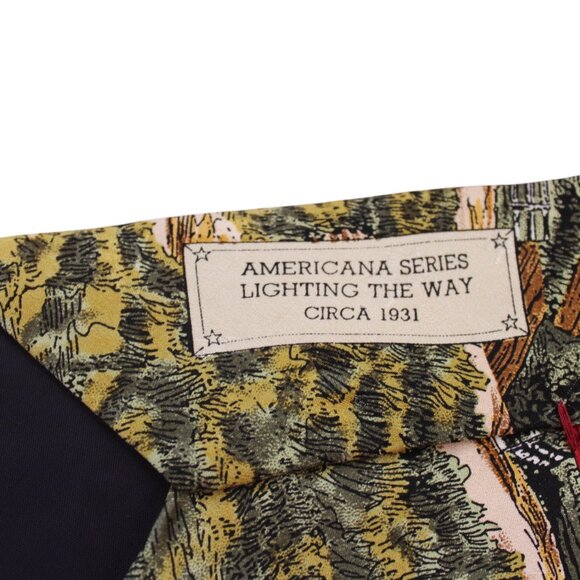 TIE SALE! Necktie Americana Series Lighting The Way EUC, Tango Max Raab - Picture 6 of 11